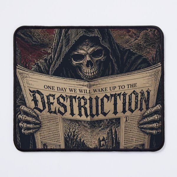 Item preview, Gothic Grim Reaper Newspaper designed and sold by Orivane Shop.