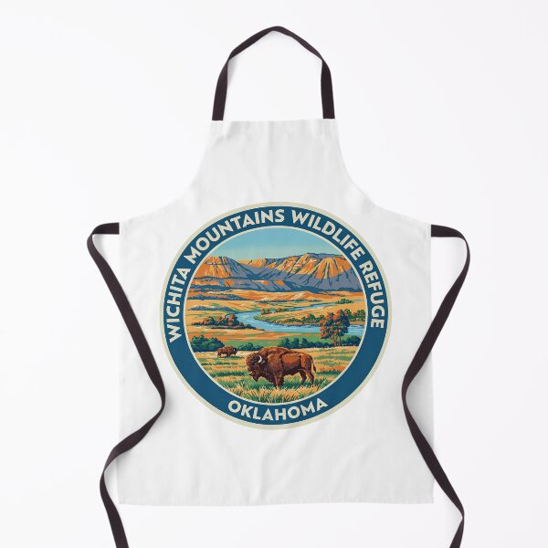 Item preview, Wichita Mountains Wildlife Refuge Oklahoma - Scenic Nature Travel Poster USA designed and sold by inkNext.