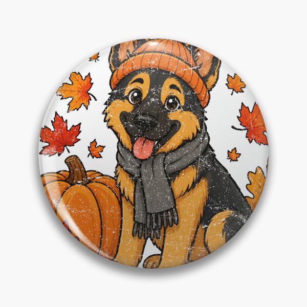 Item preview, Autumn German Shepherd Pumpkin Fall Leaves Dog Gift designed and sold by IPRINT Clothing.
