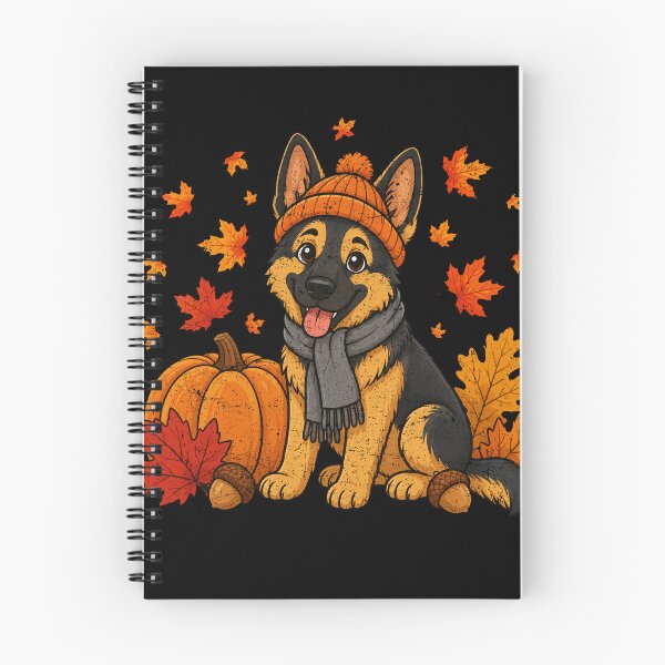 Item preview, Autumn German Shepherd Pumpkin Fall Leaves Dog Gift designed and sold by IPRINT Clothing.