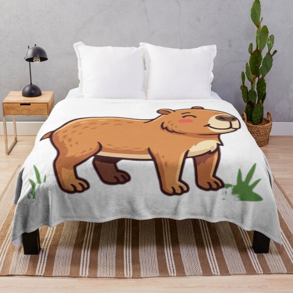 Item preview, Cute Capybara - Chill Capybara Illustration designed and sold by MarZeDesigns .