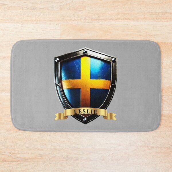 Item preview, Leslie Swedish Heritage Crest Shield designed and sold by Highlandkings.