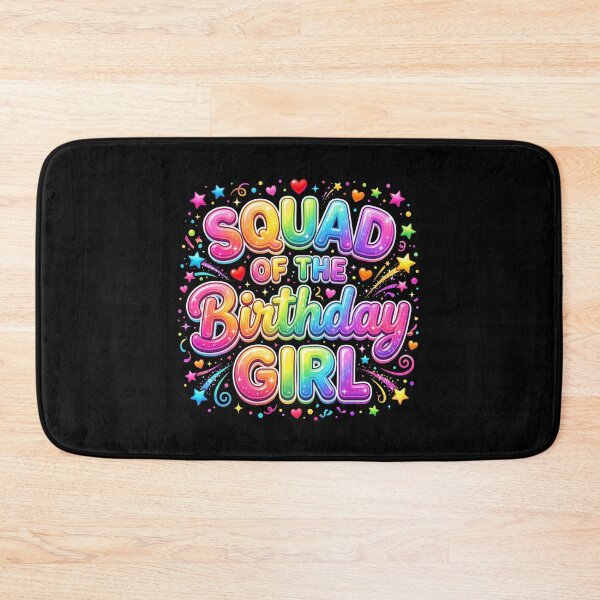 Item preview, Squad Of The Birthday Girl Group Celebration Party designed and sold by Doodleoub.