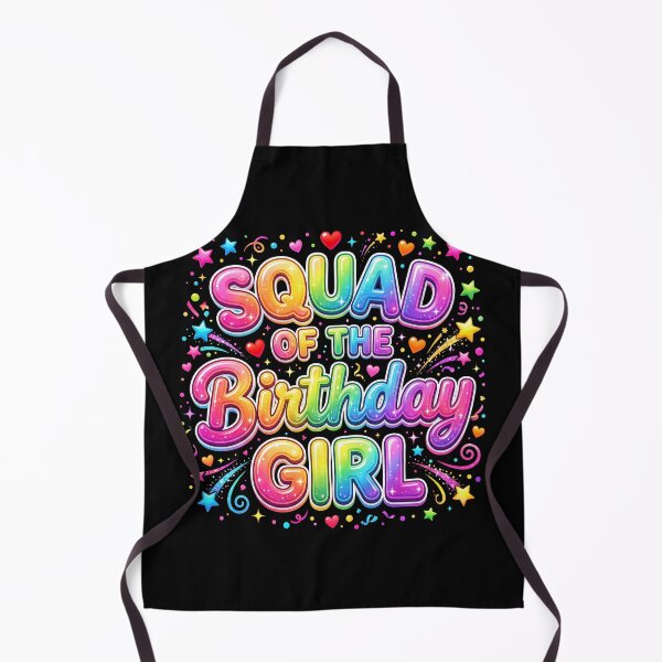Item preview, Squad Of The Birthday Girl Group Celebration Party designed and sold by Doodleoub.