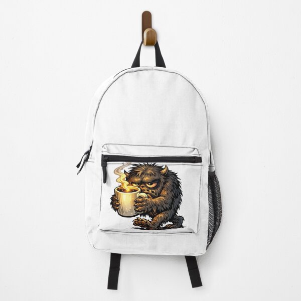 Item preview, grumpy coffee monster designed and sold by unom zinc.