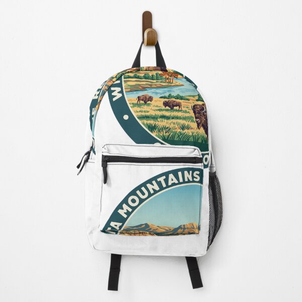 Item preview, Wichita Mountains Wildlife Refuge Oklahoma - Scenic Nature Travel Poster USA designed and sold by inkNext.