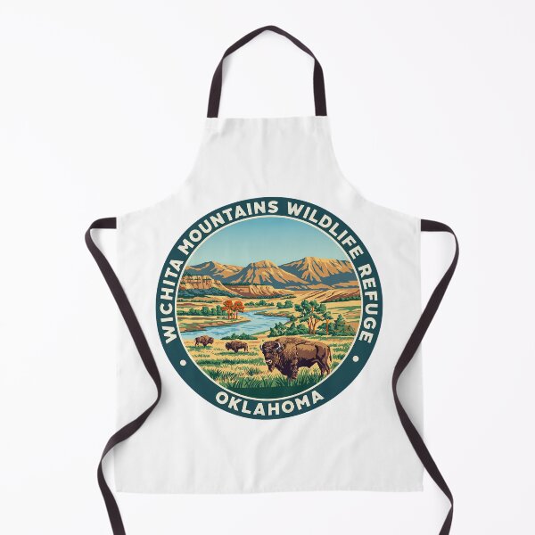 Item preview, Wichita Mountains Wildlife Refuge Oklahoma - Scenic Nature Travel Poster USA designed and sold by inkNext.