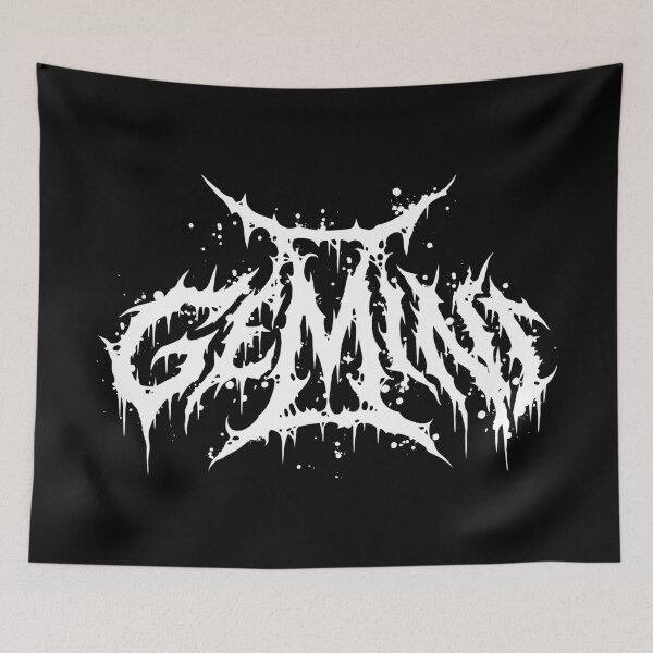 Item preview, Gemini Heavy Metal Style designed and sold by After Dread.