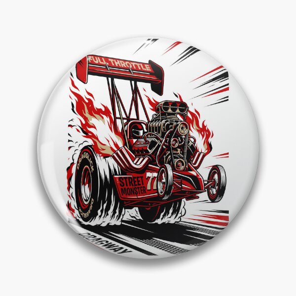 Item preview, Drag Racing Top Fuel Dragster Full Throttle Hot Rod Motorsport designed and sold by KiwiRider.
