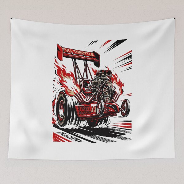 Item preview, Drag Racing Top Fuel Dragster Full Throttle Hot Rod Motorsport designed and sold by KiwiRider.
