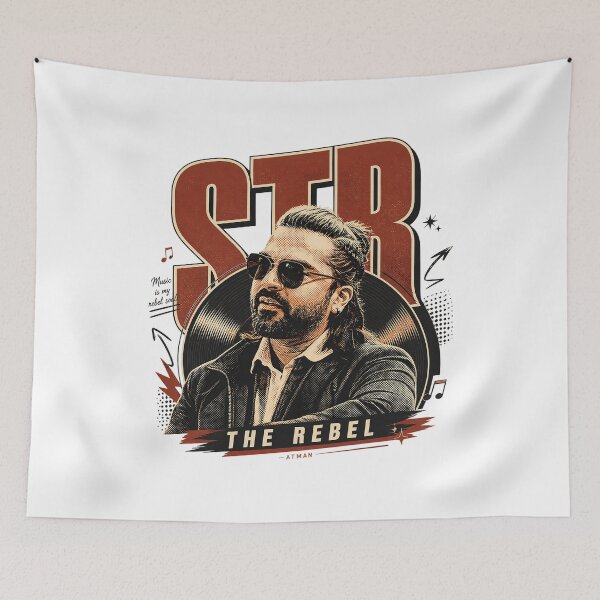 Item preview, Silambarasan / Simbu / STR The Rebel Tamil Cinema Tribute designed and sold by Fashvora.