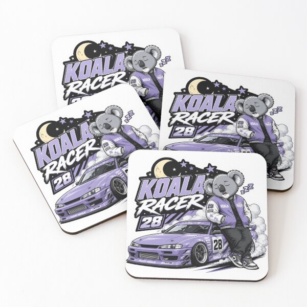 Item preview, Koala Racer Kawaii Sticker PNG | Cute Racing Mascot & Sports Car Graphic | Retro Streetwear Vinyl Decal | Car Lover Gift designed and sold by Stylestickers55.