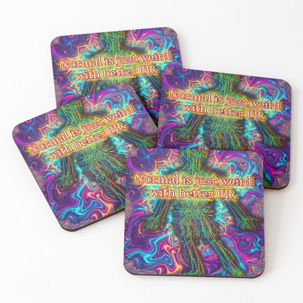 Item preview, Normal Is Just Weird With Better PR designed and sold by weirdove.
