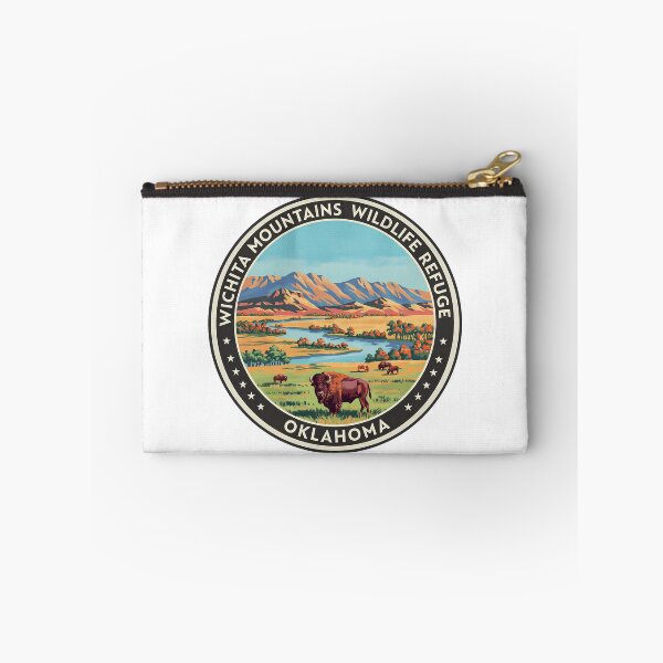 Item preview, Wichita Mountains Wildlife Refuge Oklahoma - Scenic Nature Travel Poster USA designed and sold by inkNext.