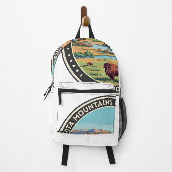 Item preview, Wichita Mountains Wildlife Refuge Oklahoma - Scenic Nature Travel Poster USA designed and sold by inkNext.