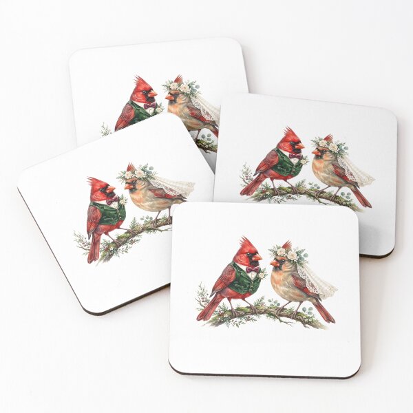 Item preview, Northern Cardinal Couple designed and sold by Roy & Tiffany.