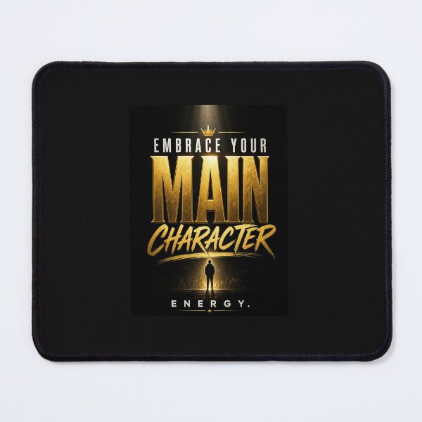 Item preview, Embrace Your Main Character Energy – Cinematic Bold Typography – Spotlight Effect Art – Modern Self-Empowerment Quote designed and sold by bobscraze.