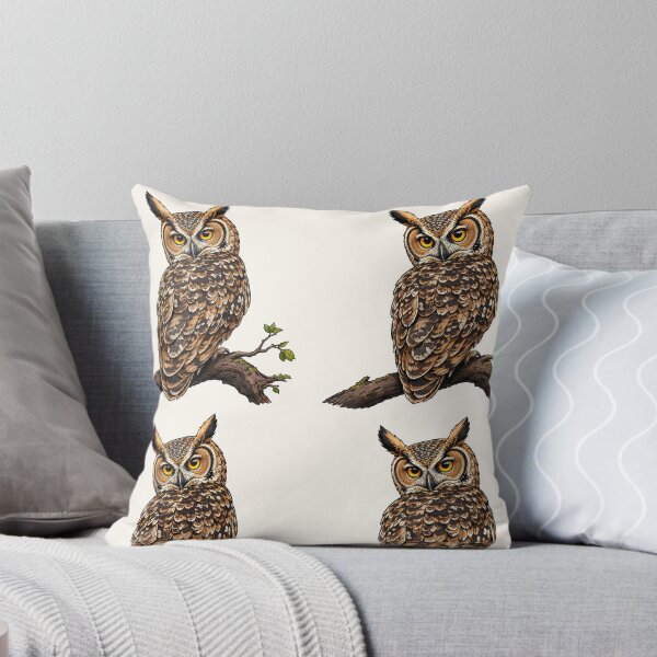 Item preview, Whimsical Owl Looking Back designed and sold by Pawzenix.