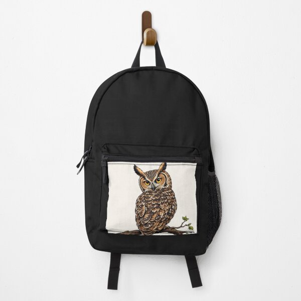 Item preview, Whimsical Owl Looking Back designed and sold by Pawzenix.