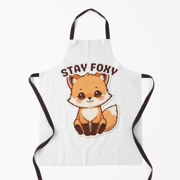 Item preview, Stay Foxy | Cute Kawaii Fox Quote Sticker designed and sold by Tiny-Doodle-Co.