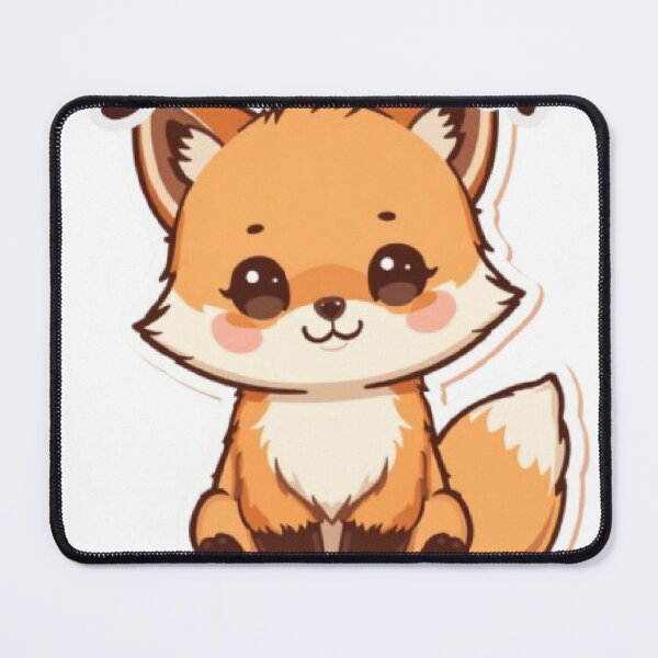 Item preview, Stay Foxy | Cute Kawaii Fox Quote Sticker designed and sold by Tiny-Doodle-Co.