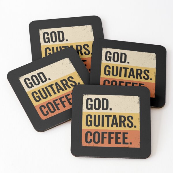 Item preview, God. Guitars. Coffee. Christian Musician Believer Guitarist Coffee Lover designed and sold by Doodleoub.