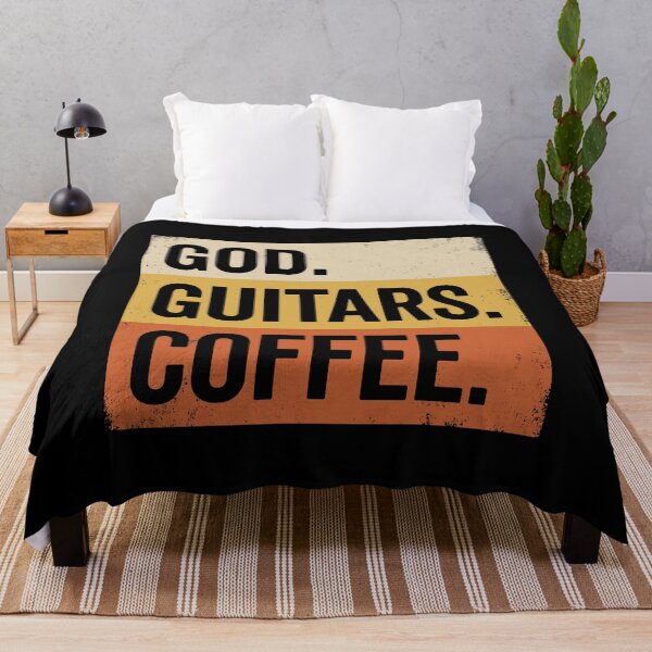 Item preview, God. Guitars. Coffee. Christian Musician Believer Guitarist Coffee Lover designed and sold by Doodleoub.