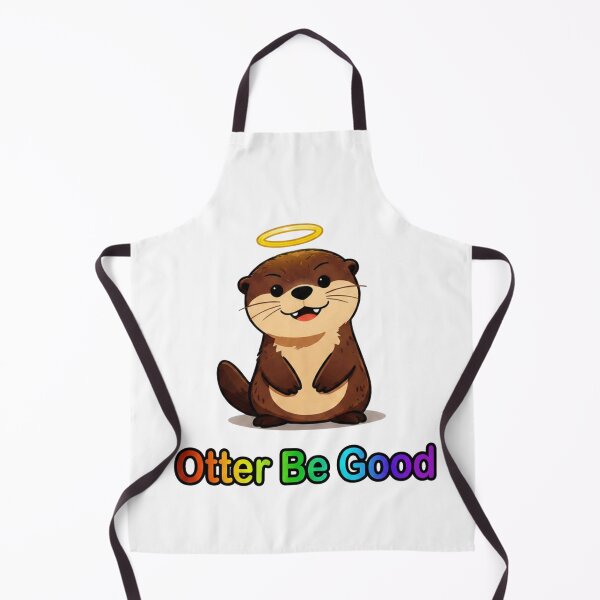 Item preview, Otter Be Good — Cute Angel Otter T-Shirt | Funny Wildlife Pun Tee designed and sold by Canadian Spirit.