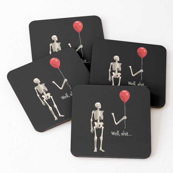 Item preview, Well, Shit... Funny Skeleton Dark Humor Sarcastic Meme designed and sold by Doodleoub.