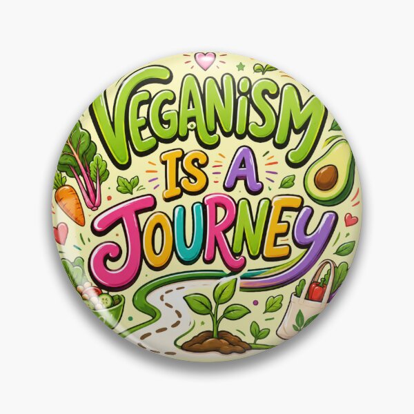 Item preview, Veganism Is A Journey designed and sold by DesignPrePress.