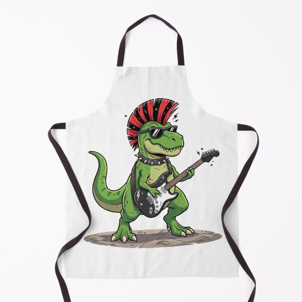 Item preview, Punk Rock Dinosaur Musician Guitar Player designed and sold by Doodleoub.