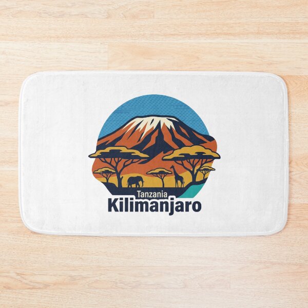 Item preview, Kilimanjaro Snow Peak Bold Retro Graphic Travel Art designed and sold by Inkworksbyshery.