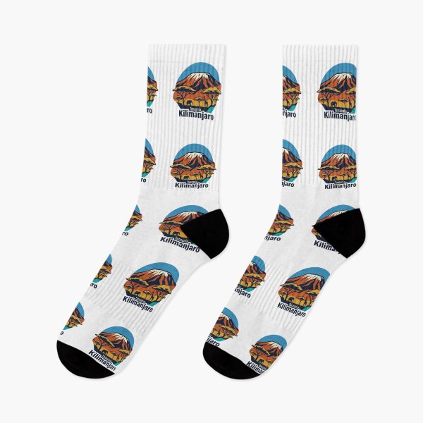 Item preview, Kilimanjaro Snow Peak Bold Retro Graphic Travel Art designed and sold by Inkworksbyshery.