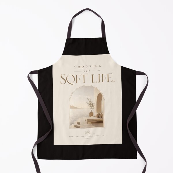 Item preview, Choosing the Soft Life – Minimalist Luxury – Beige Cream Aesthetic Quote – Elegant Serif Design designed and sold by bobscraze.