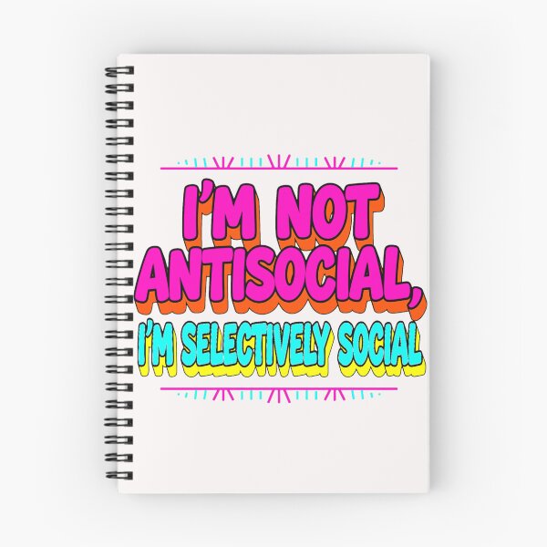 Item preview, I'm not Antisocial designed and sold by Helios Be. Lavsh.