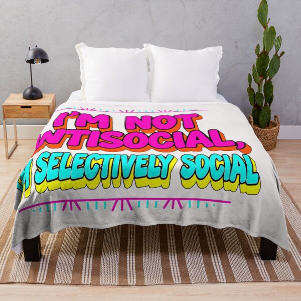 Item preview, I'm not Antisocial designed and sold by Helios Be. Lavsh.