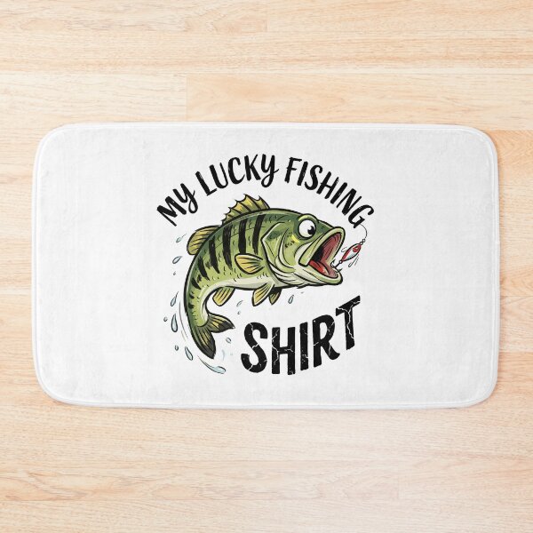 Item preview, My Lucky Fishing Shirt Angler Fisherman Hobbyist designed and sold by Doodleoub.