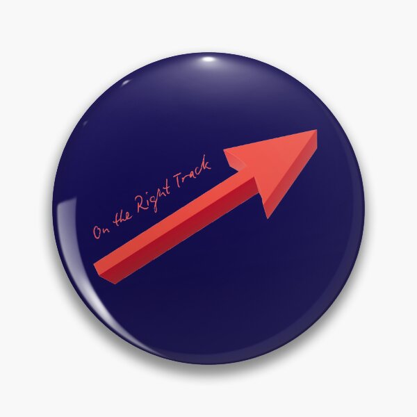 Item preview, On The Right Track Red Arrow Upward Success Motivation designed and sold by Evelashop.
