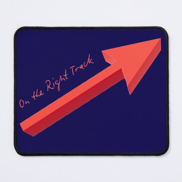Item preview, On The Right Track Red Arrow Upward Success Motivation designed and sold by Evelashop.