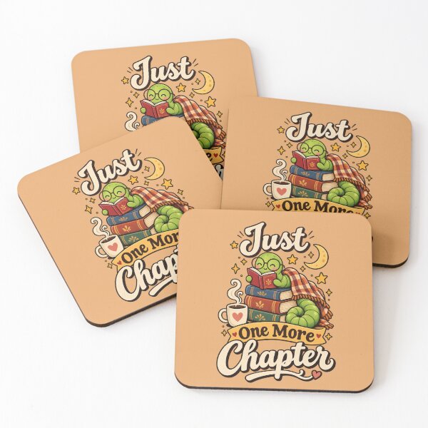 Item preview, Just One More Chapter – Cute Bookworm Reading Lover Design designed and sold by BankshopTH.