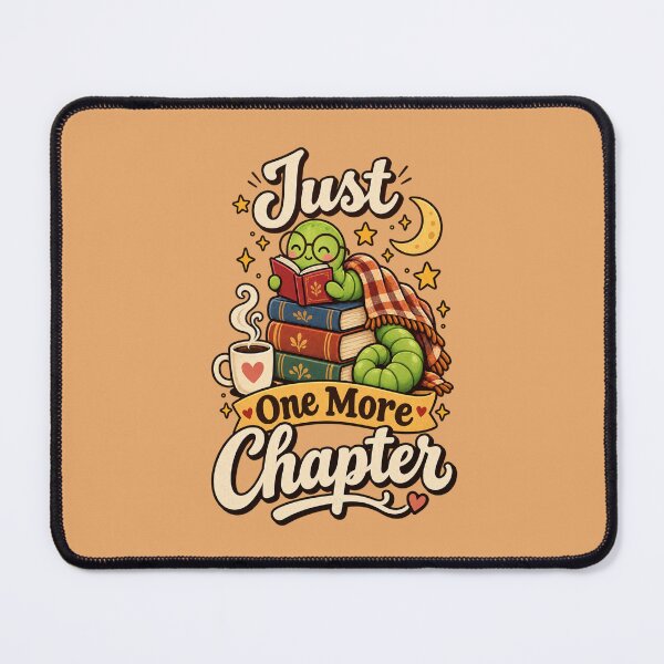 Item preview, Just One More Chapter – Cute Bookworm Reading Lover Design designed and sold by BankshopTH.
