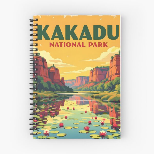 Item preview, Kakadu National Park, Australia: Vintage-Style Painterly Travel Poster designed and sold by LSVart.