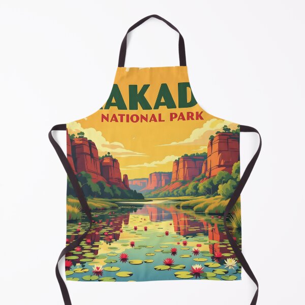 Item preview, Kakadu National Park, Australia: Vintage-Style Painterly Travel Poster designed and sold by LSVart.