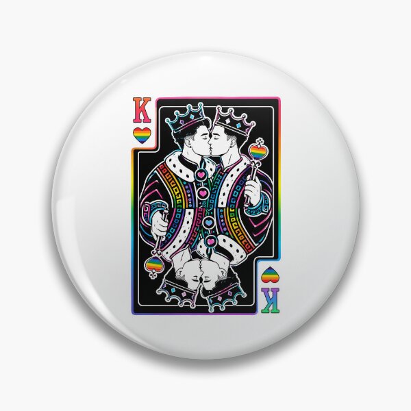 Item preview, Gay Couple King of Hearts designed and sold by wansilastomi.
