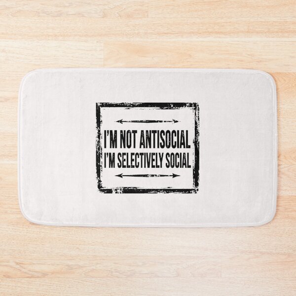 Item preview, I'm not Antisocial #1 designed and sold by Helios Be. Lavsh.