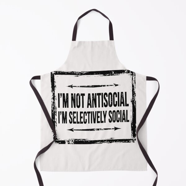 Item preview, I'm not Antisocial #1 designed and sold by Helios Be. Lavsh.