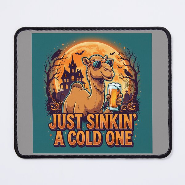 Item preview, Halloween Beer Camel – Funny Just Sinkin' a Cold One Design– Funny Beer T-Shirt Apperal designed and sold by Grang Art Artistic Designs.
