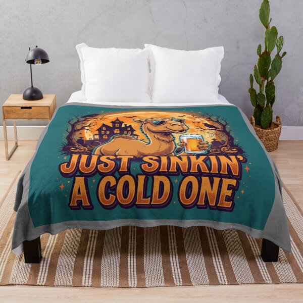Item preview, Halloween Beer Camel – Funny Just Sinkin' a Cold One Design– Funny Beer T-Shirt Apperal designed and sold by Grang Art Artistic Designs.