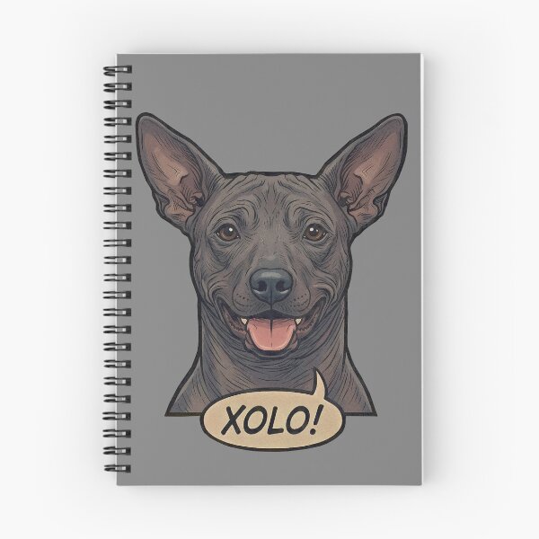 Item preview, Retro Vintage Comic Xolo Dog Art – Cute Xoloitzcuintli designed and sold by Pfotenfaden.