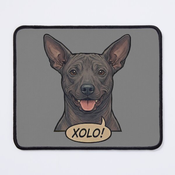 Item preview, Retro Vintage Comic Xolo Dog Art – Cute Xoloitzcuintli designed and sold by Pfotenfaden.